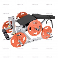 AeroFit Plate Load PLLC - сгибание ног лежа из каталога тренажеров на свободных весах в Казани по цене 70130 ₽