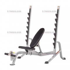 Hoist HF-5170 7 Position FID Bench - со стойками из каталога скамей со стойкой в Казани по цене 143480 ₽