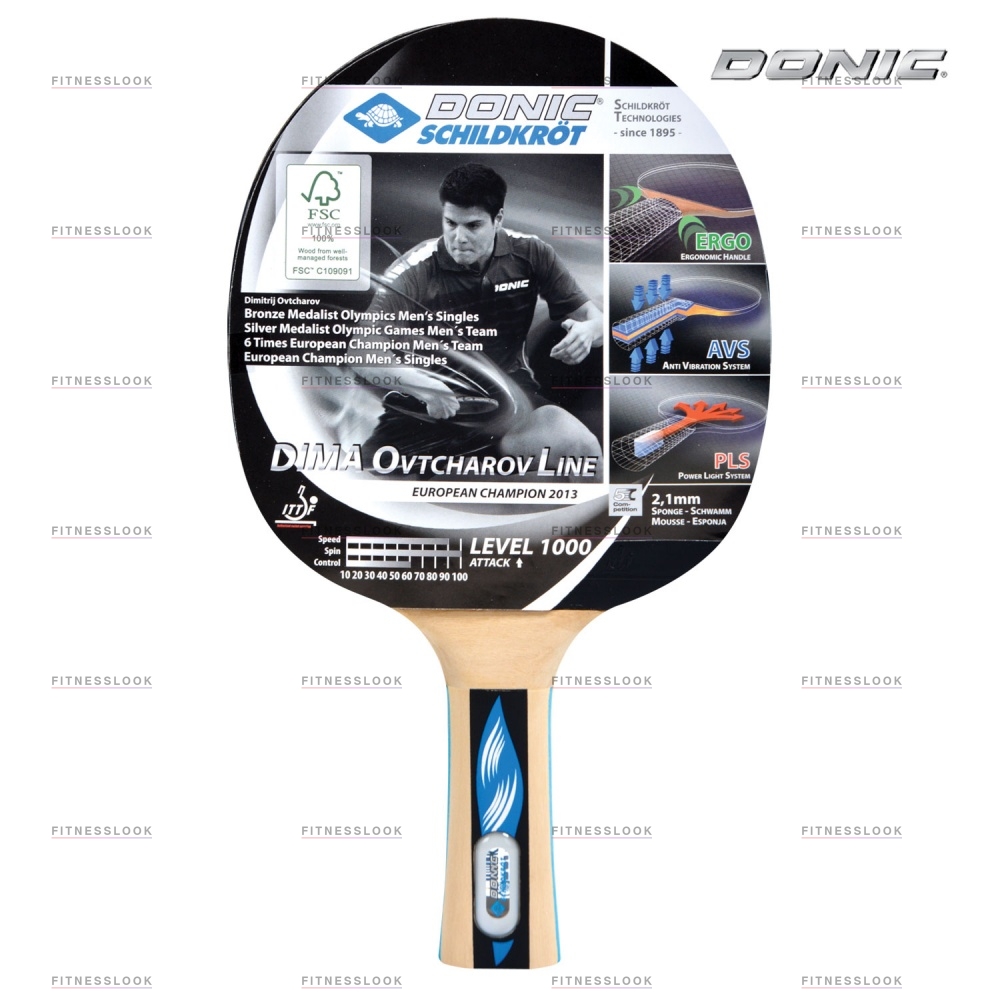Donic Ovtcharov 1000 из каталога ракеток для настольного тенниса в Казани по цене 3290 ₽