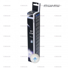 Donic 2T-CLUB - 6шт. - белые из каталога мячей для настольного тенниса в Казани по цене 430 ₽