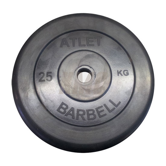 MB Barbell Atlet 50 мм - 25 кг из каталога дисков, грифов, гантелей, штанг в Казани по цене 7325 ₽