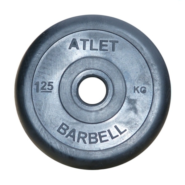 Atlet 51 мм - 1.25 кг в Казани по цене 1337 ₽ в категории диски (блины) для штанг и гантелей MB Barbell