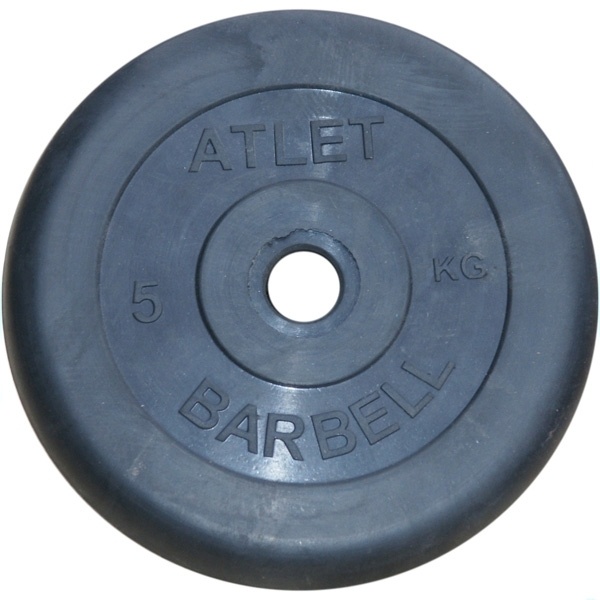 MB Barbell Atlet 50 мм - 5 кг из каталога дисков для штанги с посадочным диаметром 50 мм. в Казани по цене 1620 ₽