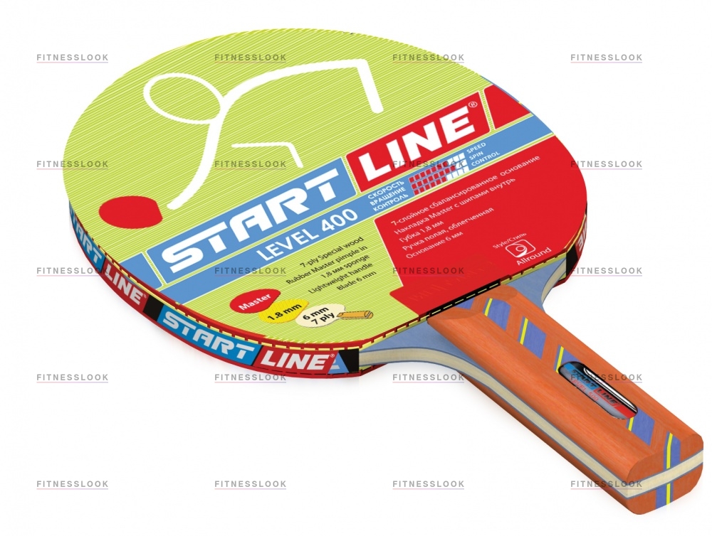 Level 400 прямая в Казани по цене 790 ₽ в категории ракетки для настольного тенниса Start Line
