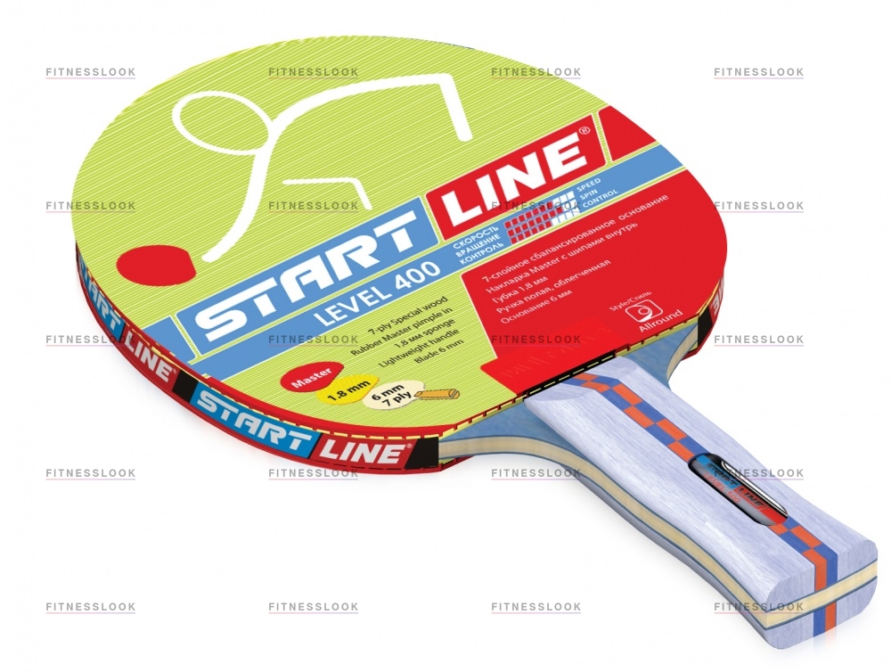 Level 400 анатомическая в Казани по цене 790 ₽ в категории ракетки для настольного тенниса Start Line